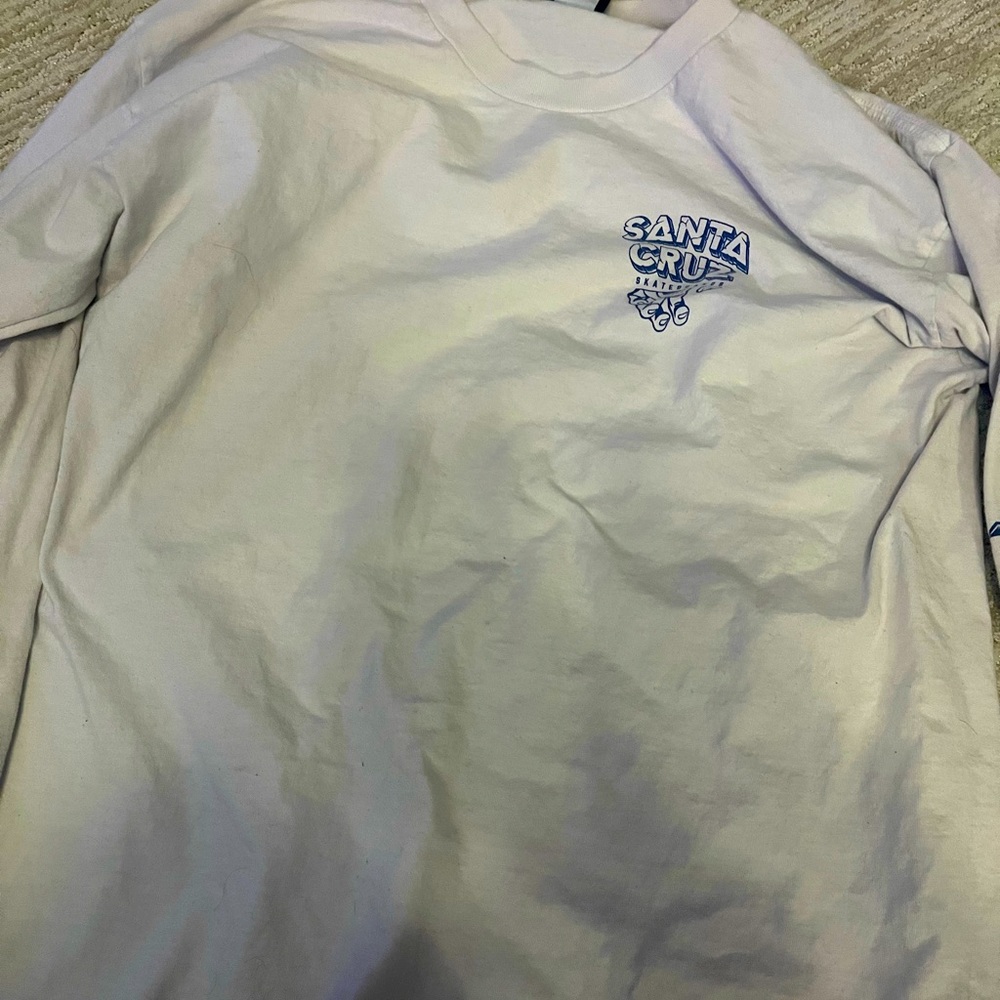 Long sleeve mens santa cruz shirt